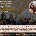 Testimony of Ruth Owens Invitation to February Family Night Service