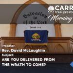 Are You Delivered From The Wrath To Come