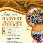 Brown and White Modern Autumn Harvest Festival Flyer