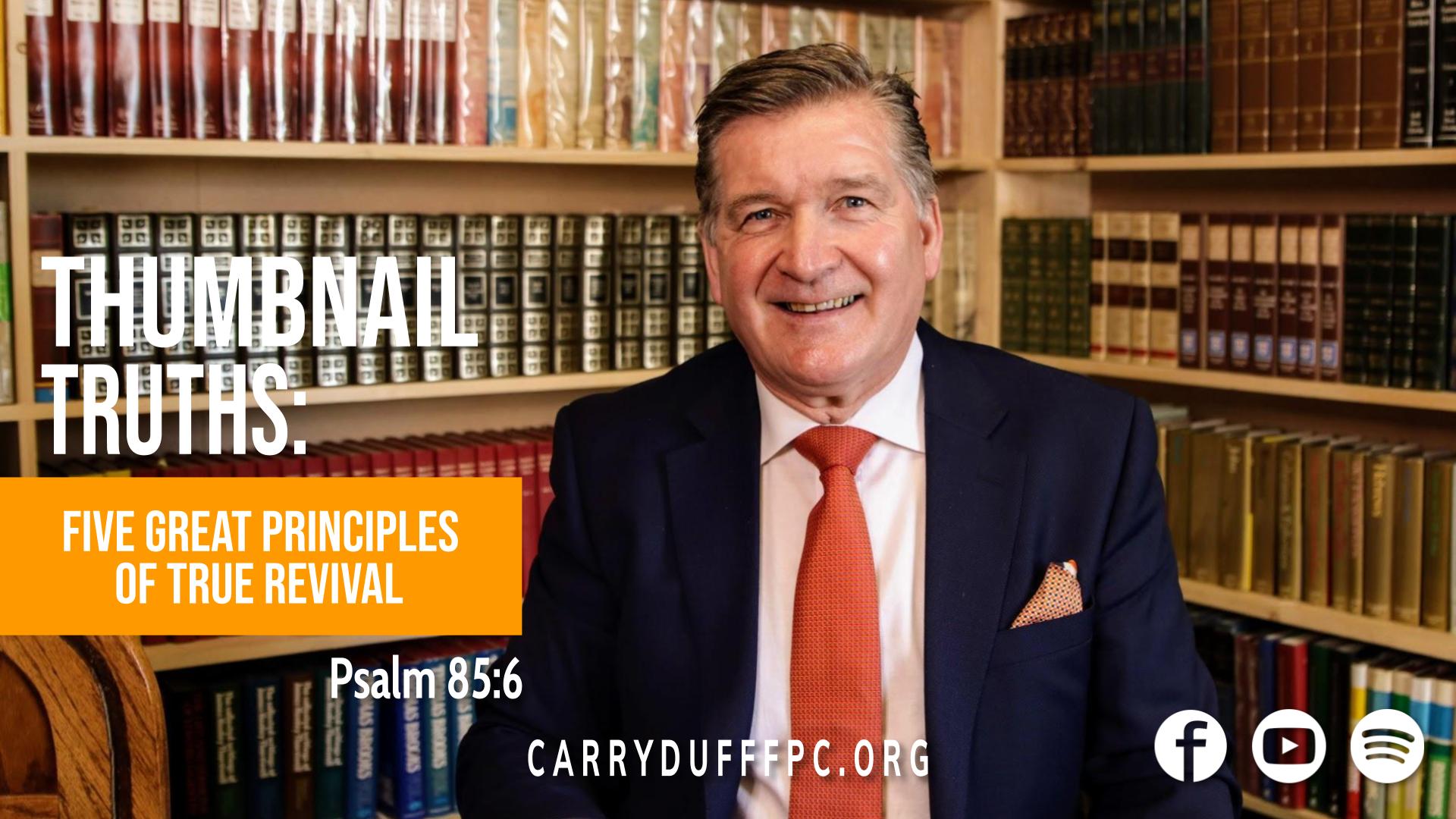 Five Great Principles of True Revival
