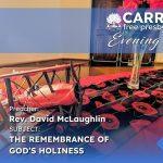 The Remembrance Of God's Holiness