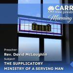The Supplicatory Ministry Of A Serving Man