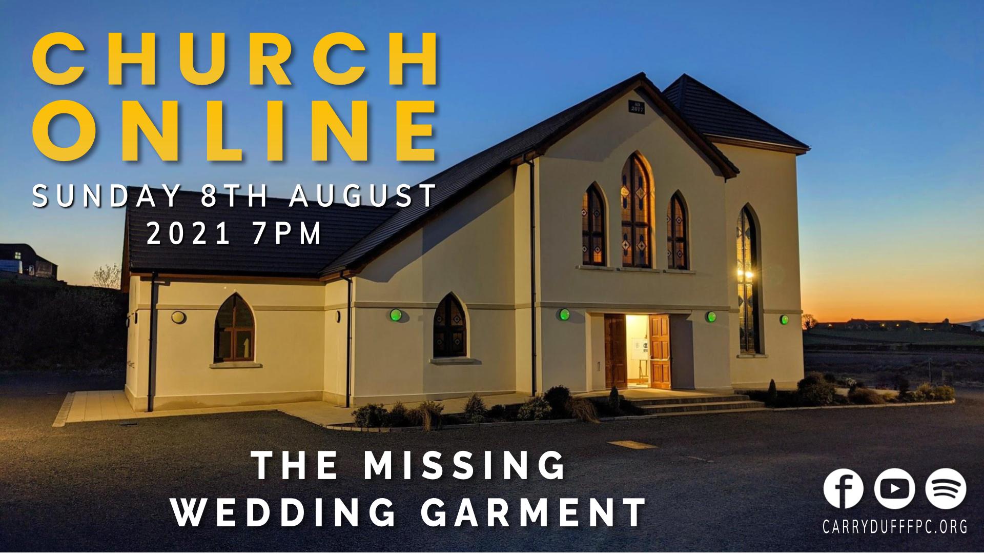 missing wedding garment