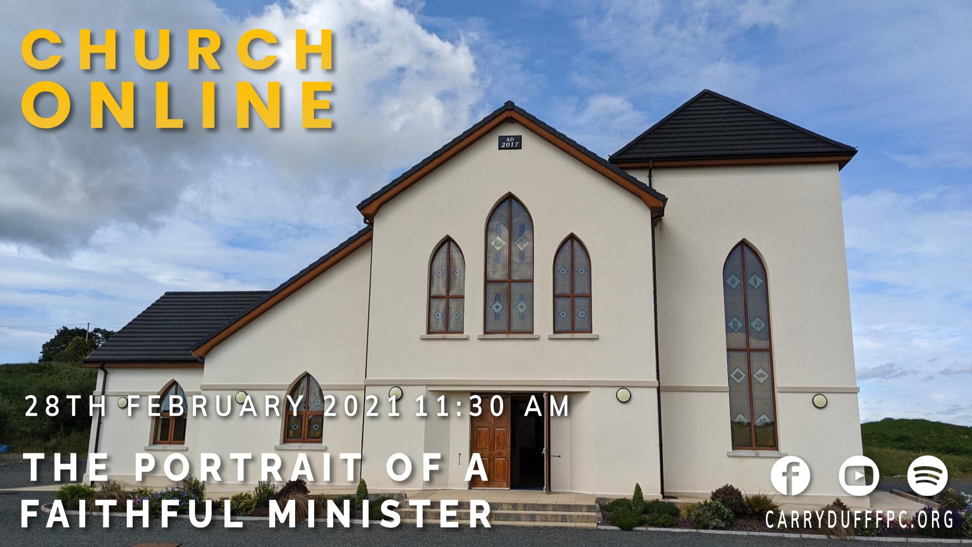 portrait of a faithful minister