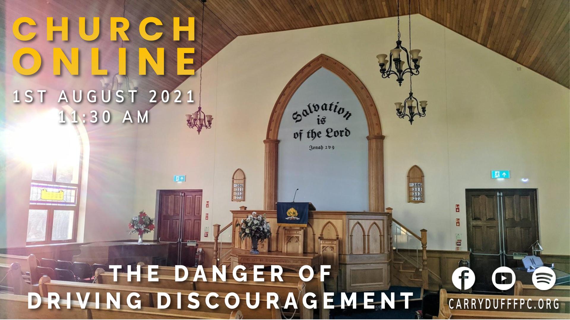 the danger of driving discouragement